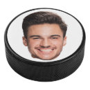 Search for birthday hockey pucks Dad