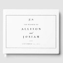 Search for classic wedding guest books Minimal