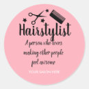 Search for hairdresser stickers Hairstylist