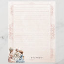 Search for pretty lined stationery paper Floral