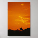 Search for equine silhouette posters Sunset