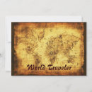 Search for vintage world map invitations Maps