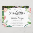 Search for watercolor graduation invitations Botanical