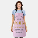 Search for 40 birthday aprons Fortieth