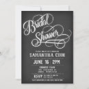 Search for blackboard bridal shower invitations Rustic