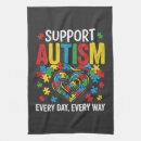 Search for rainbow tea towels Autism