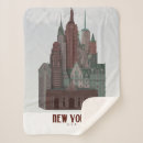 Search for new york city skyline blankets Funky