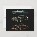 Search for vintage car save the dates Funny