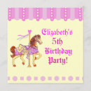 Search for carousel party invitations Horse