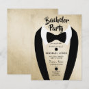 Search for black tie stag party invitations Tuxedo