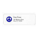 Search for political return address labels Peace