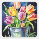 Search for tulips stickers Delicate