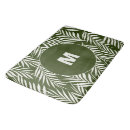 Search for green leaves bath mats Elegant