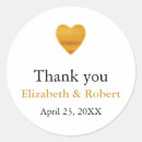 Search for gold foil thank you stickers Vintage