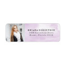 Search for graduation photo return address labels Watercolor