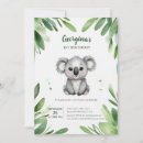 Search for koala bear birthday invitations Boy