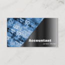 Search for accounting numbers business cards Professional