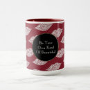 Search for red diamond mugs White
