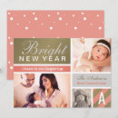 Search for rose gold new years cards Photo collage