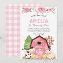 Search for girl farm invitations Oink baa moo