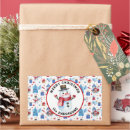 Search for retro snowman stickers Merry christmas