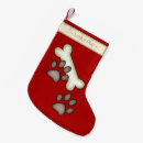Search for dog paw print christmas stockings Pawprints