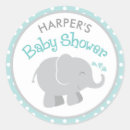 Search for aqua polka dot stickers Baby shower