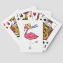 Search for pink flamingo playing cards Whimsical