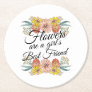 Search for best friend quotes coasters Floral