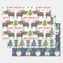 Search for elves wrapping paper Reindeer