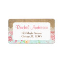 Search for pink lace return address labels Floral