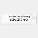 Search for god loves you bumper stickers Christian