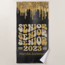 Search for new year beach towels Typography