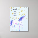 Search for purple unicorns canvas prints For her