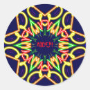 Search for very cute stickers Kaleidoscope fractal pattern design