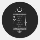 Search for alternative round stickers Occult