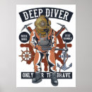 Search for deep sea divers posters Underwater