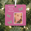 Search for silver butterfly christmas tree decorations For her