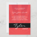 Search for high school class of 2011 invitations Red