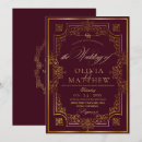Search for royal red invitations Gold