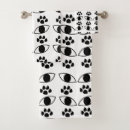 Search for paw print bath towels Cat lover