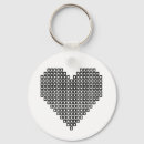 Search for pixel heart key rings Cute