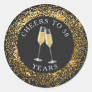 Search for 50th birthday glitter stickers Champagne