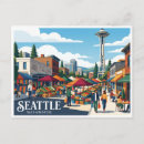 Search for pike place market postcards Pacific northwest