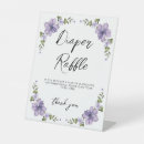 Search for diaper raffle signs Floral