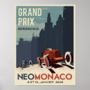 Search for retro racing posters Monaco
