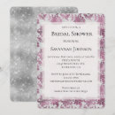 Search for red and silver bridal shower invitations Sparkle