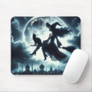 Search for flying witch mouse mats Full moon