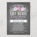 Search for luncheon baby shower invitations Floral