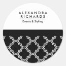 Search for modern geometric pattern stickers Quatrefoil